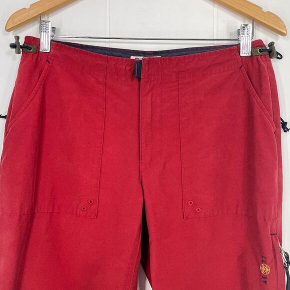 American Eagle VTG Y2K Flight Pant Paratrooper Cargo Cinch Waist 30" Tag Size 4 - Picture 2 of 16
